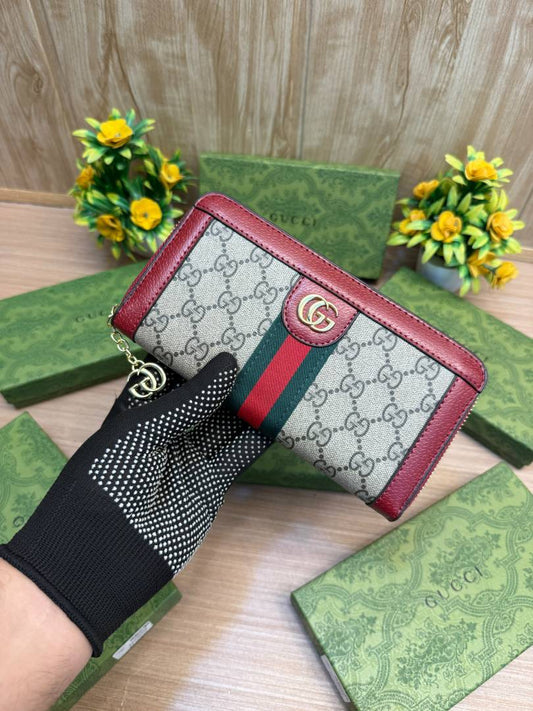 Gucci Ophidia Zip-Around Wallet