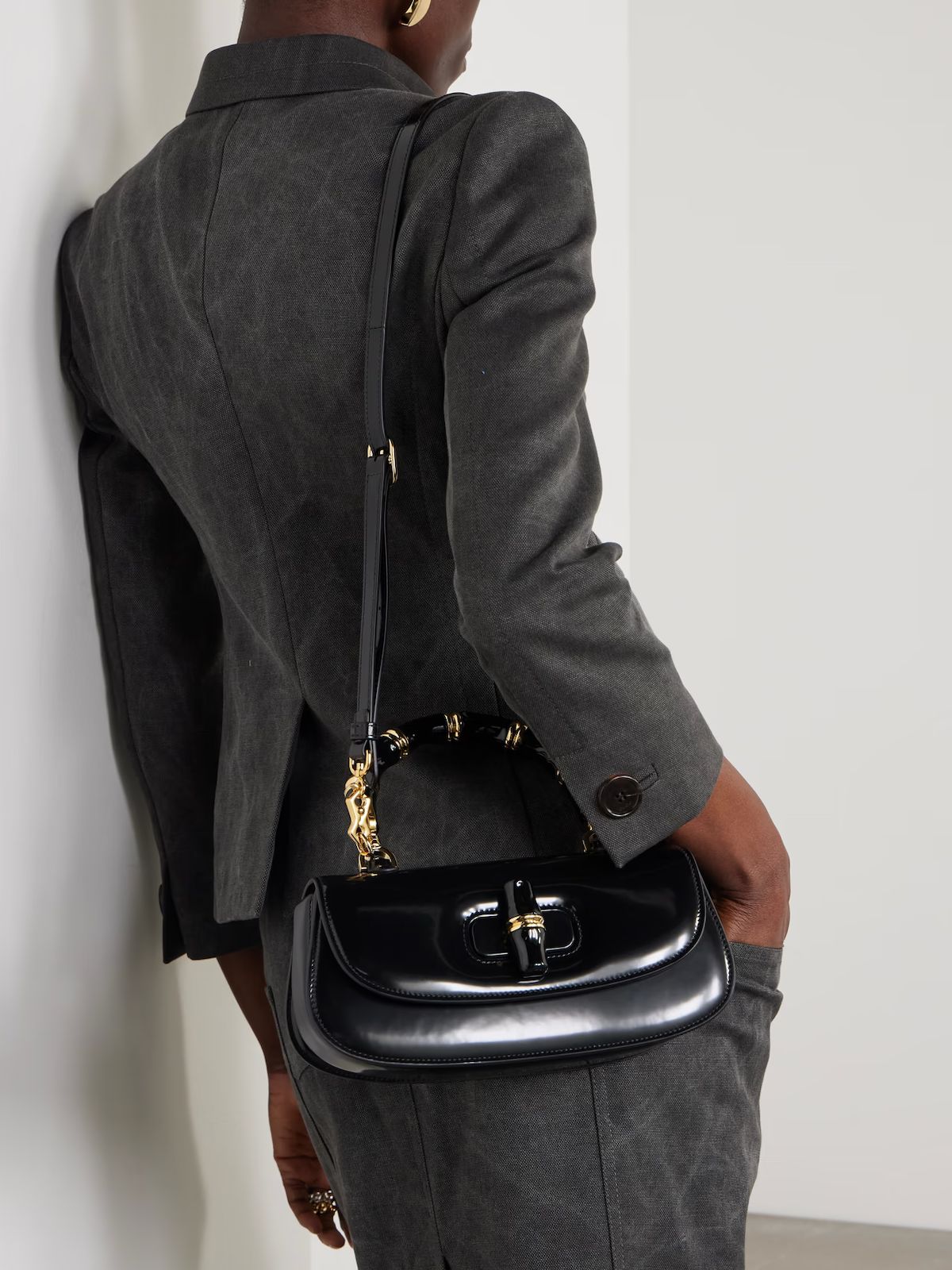 Gucci Bamboo 1947 Small Top Handle Bag