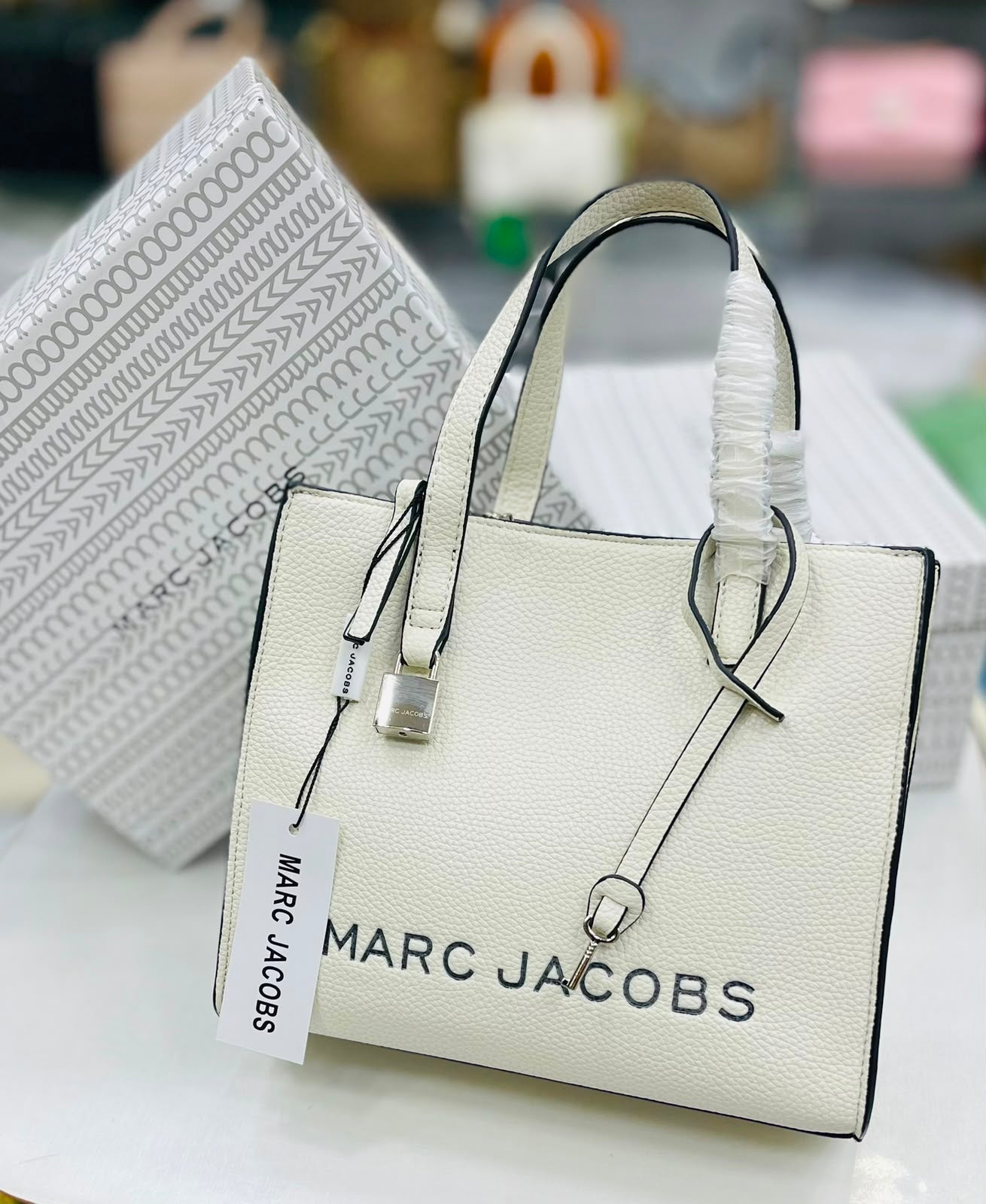 Marc Jacobs Mini Grind Leather Tote