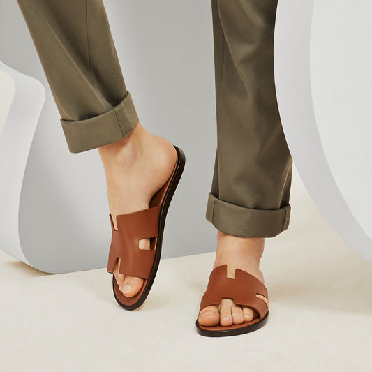 HERMÈS Izmir Calfskin Sandals