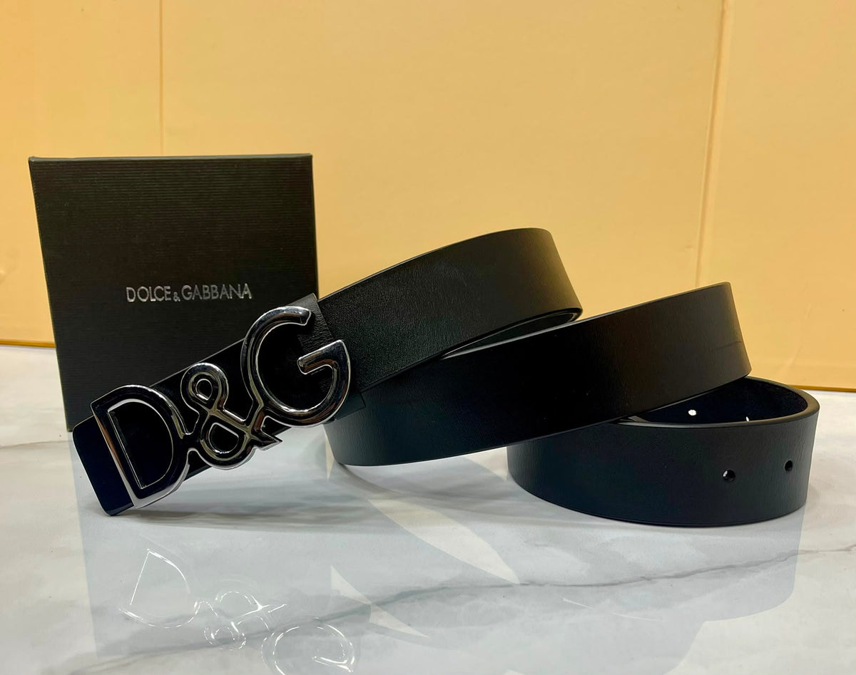 Dolce & Gabbana Crossover DG Leather Belt