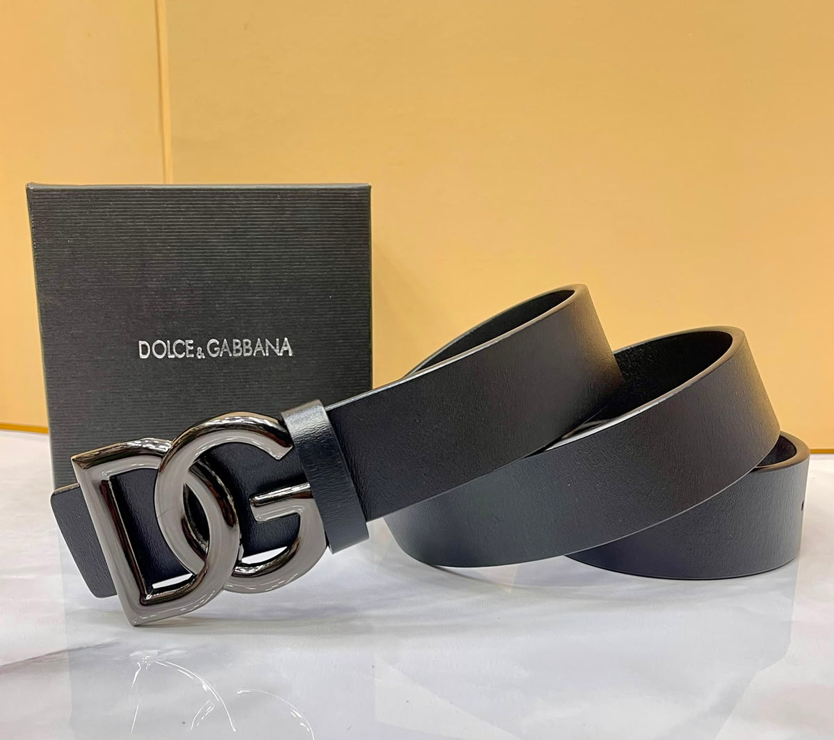 Dolce & Gabbana Lux Leather Belt
