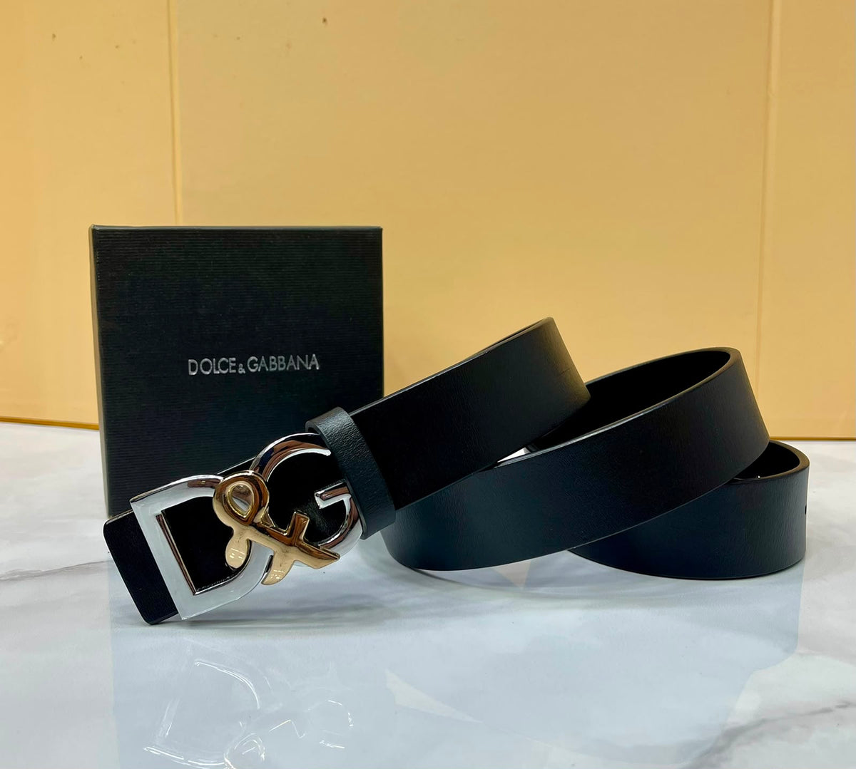 Dolce & Gabbana Lux Leather Belt