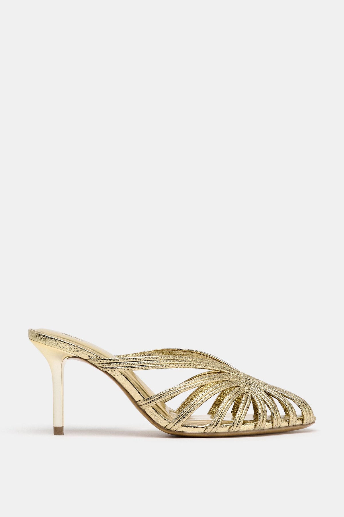 Zara Metallic Stiletto Heels