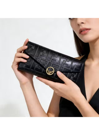 Fendi F Is Fendi Long Wallet – Black