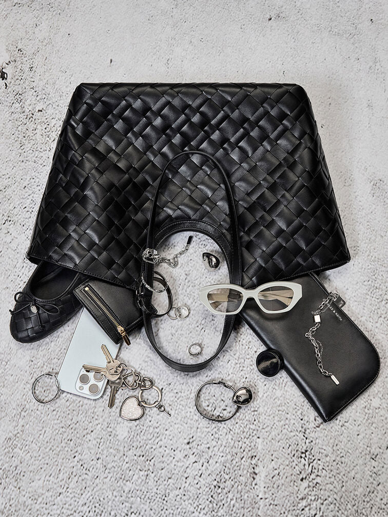 Charles & Keith Ivette Woven Tote Bag