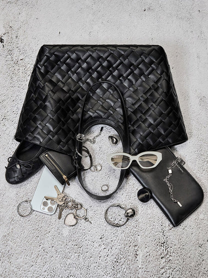 Charles & Keith Ivette Woven Tote Bag