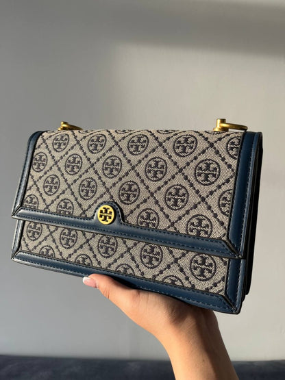 Tory Burch T Monogram Jacquard Shoulder Bag