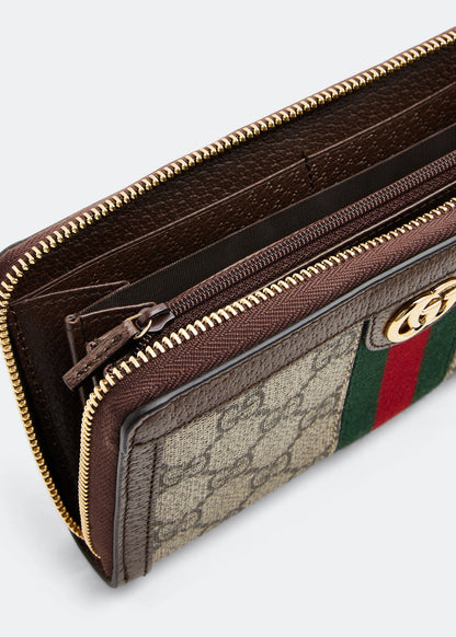 Gucci Ophidia Zip-Around Wallet