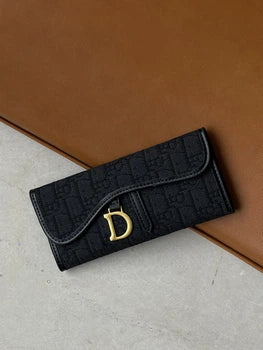 Dior Saddle Wallet with Chain Set