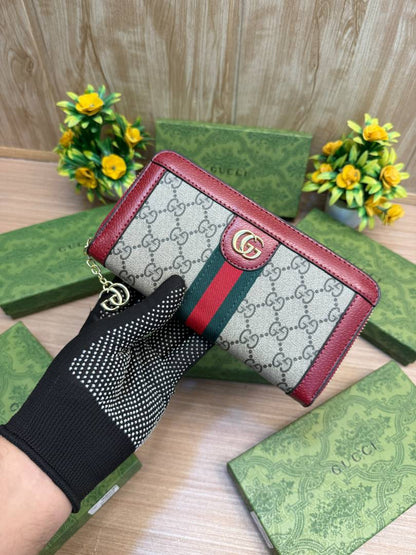 Gucci Ophidia Zip-Around Wallet