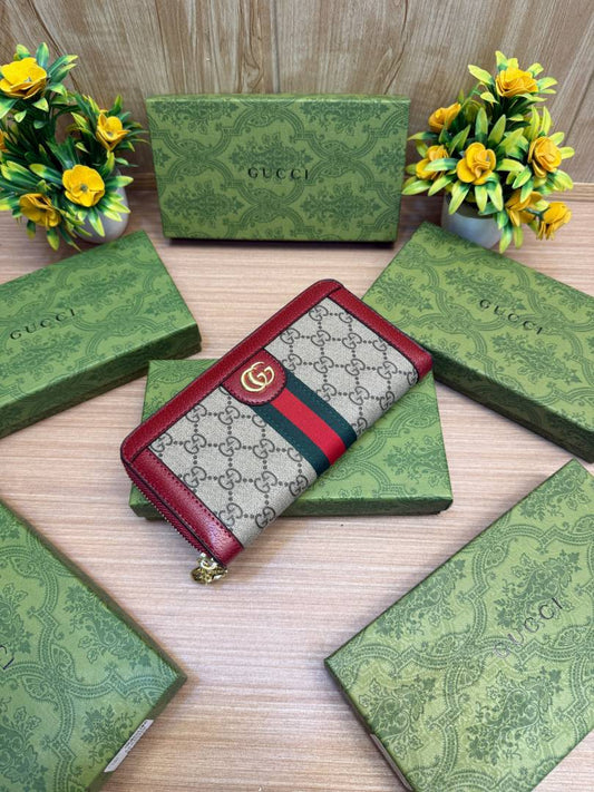 Gucci Ophidia Zip-Around Wallet