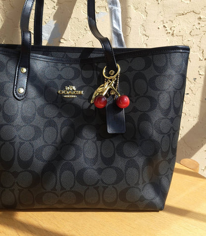 COACH Signature City Tote Bag with Box