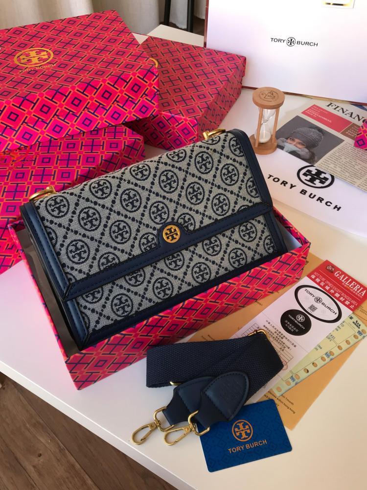 Tory Burch T Monogram Jacquard Shoulder Bag