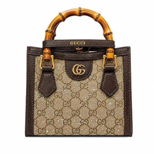 Gucci Diana Crystal Mini Tote