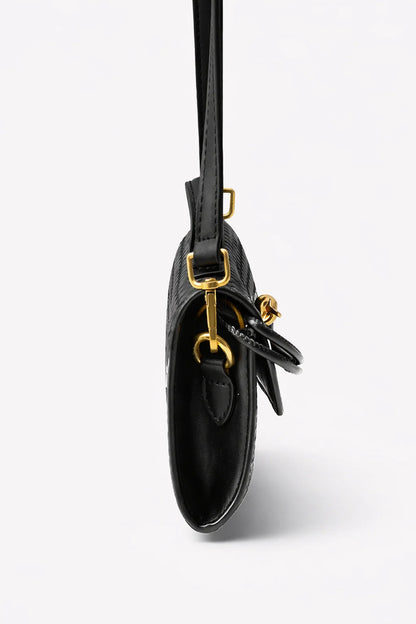 Bottega Veneta Andiamo Black Long Clutch With Box