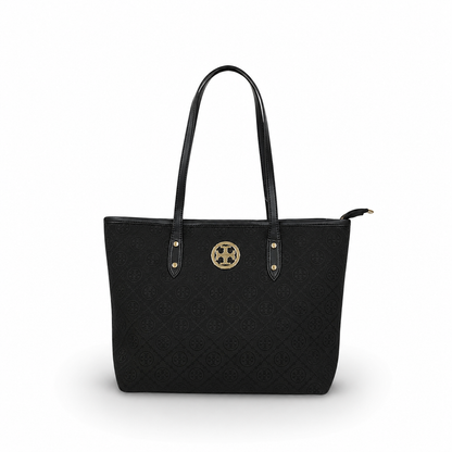 Tory Burch T Monogram Zip Tote Bag with box