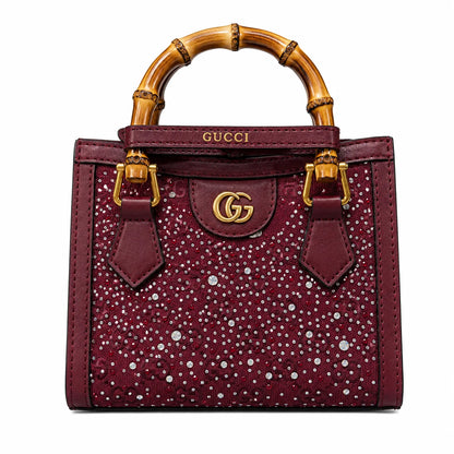 Gucci Diana Crystal Mini Tote