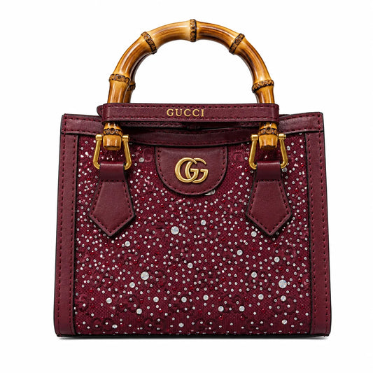 Gucci Diana Crystal Mini Tote