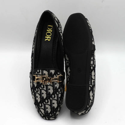 Dior Oblique Monogram Loafers Black
