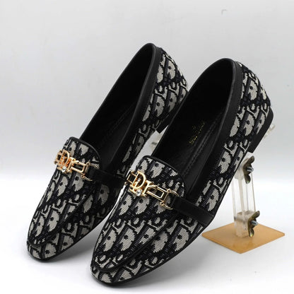 Dior Oblique Monogram Loafers Black