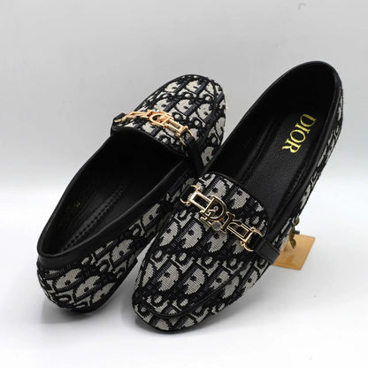 Dior Oblique Monogram Loafers Black