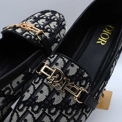 Dior Oblique Monogram Loafers Black