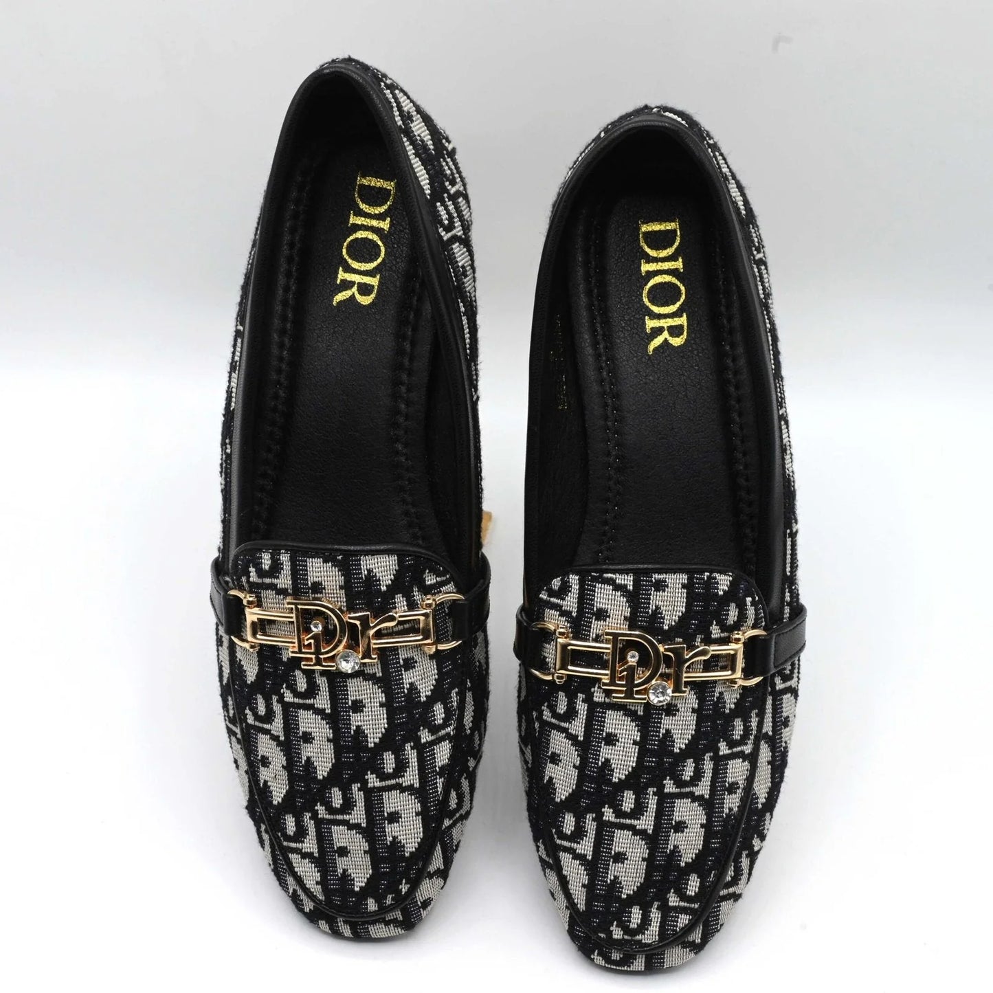 Dior Oblique Monogram Loafers Black