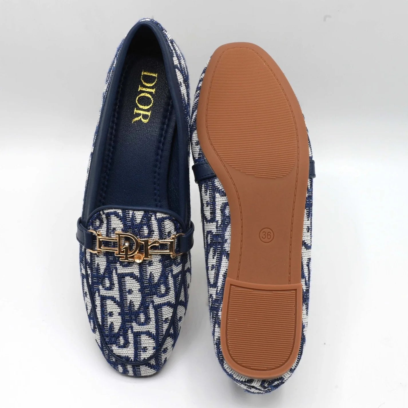 Dior Oblique Monogram Loafer Blue