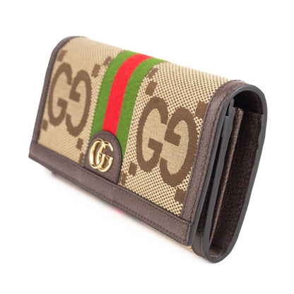 Gucci Ophidia Jumbo GG Long Wallet
