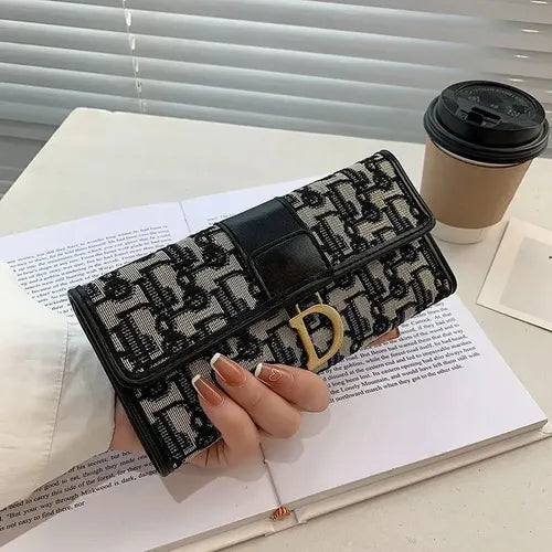 Dior Saddle Long Wallet – Blue