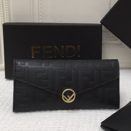Fendi F Is Fendi Long Wallet – Black