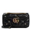 Gucci GG Marmont Mini Logo Studded Crossbody Bag With Box