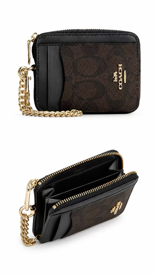 Coach Zip Card Case