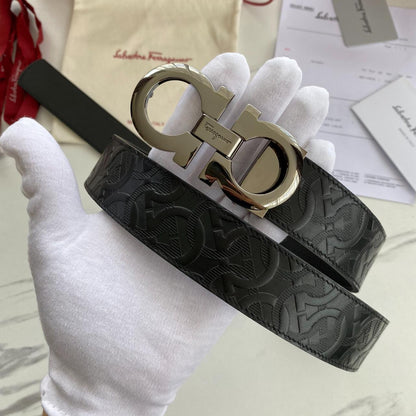 Ferragamo Reversible Gancini Belt