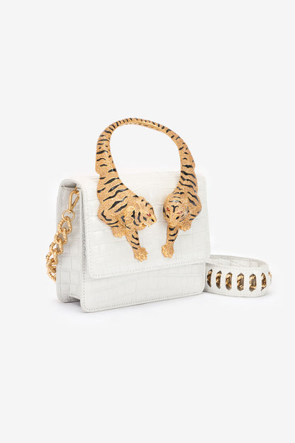 Roberto Cavalli Roar Bag | White