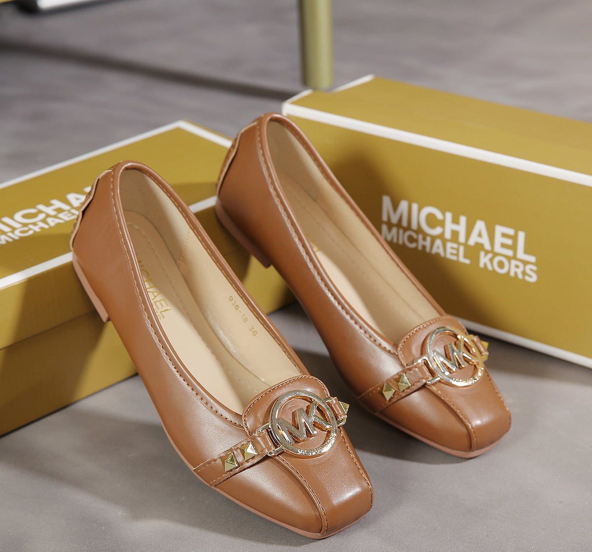 Michael Kors Fulton Studded Moccasin Flats