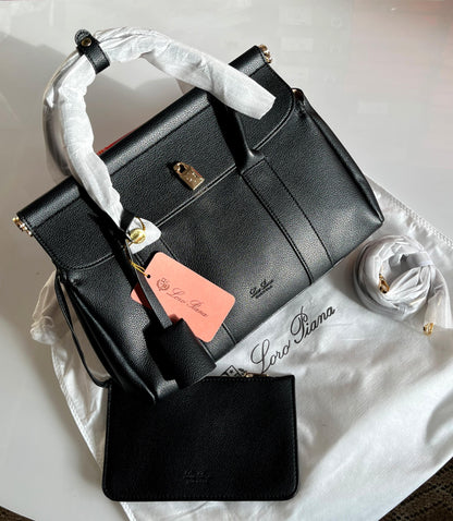 Loro Piana Loom Bag L32 in Grained Calfskin