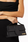 JACQUEMUS Le Grand Bambino Smooth Leather Handbag