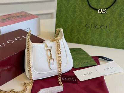 Gucci Jackie Notte Mini Patent Leather Shoulder Bag