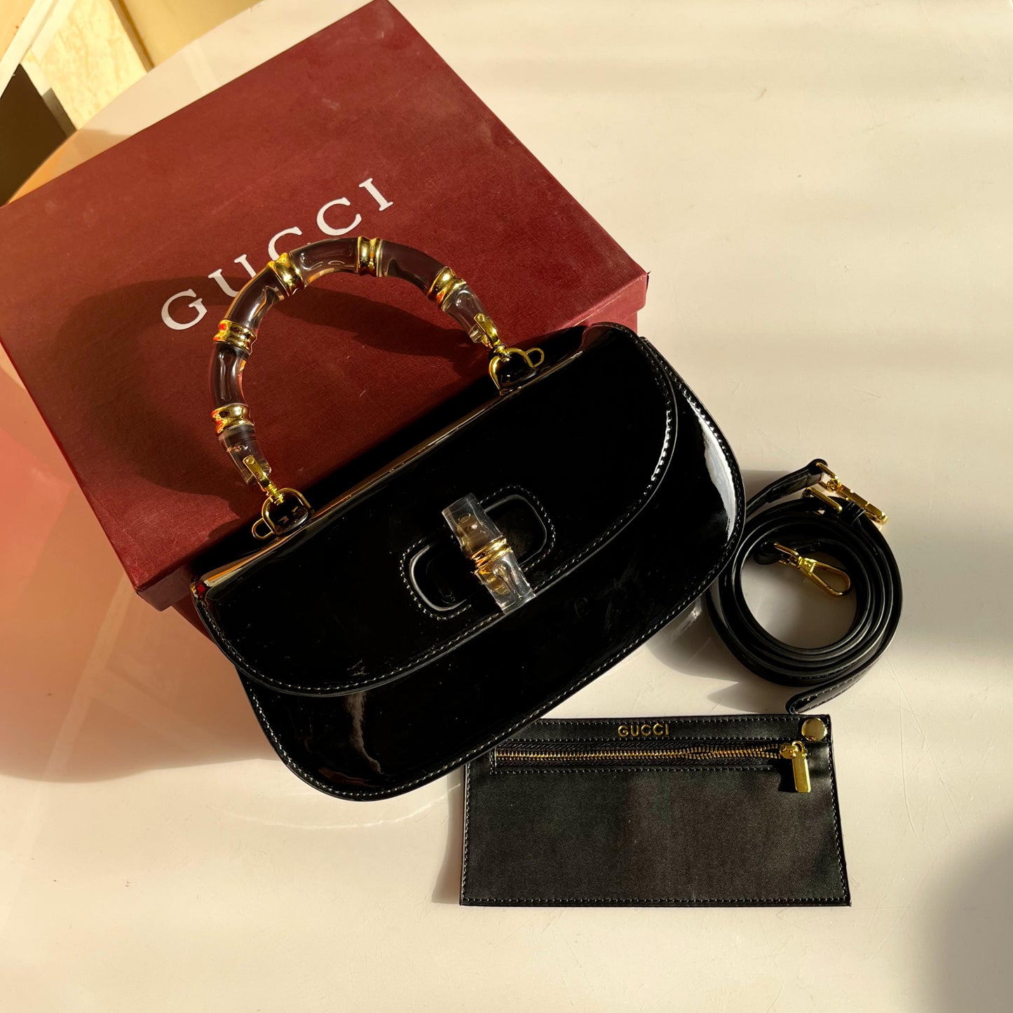 Gucci Bamboo 1947 Small Top Handle Bag