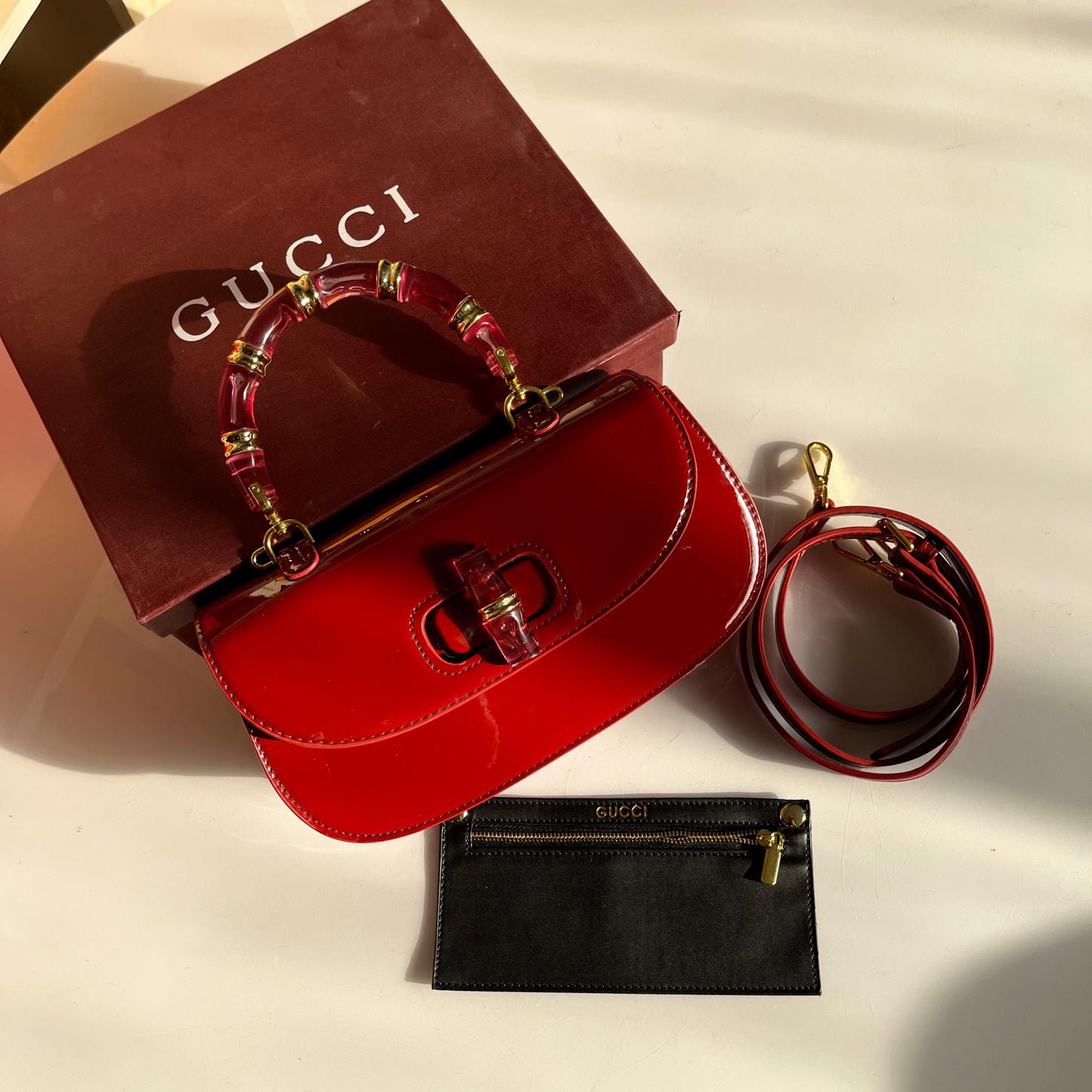 Gucci Bamboo 1947 Small Top Handle Bag