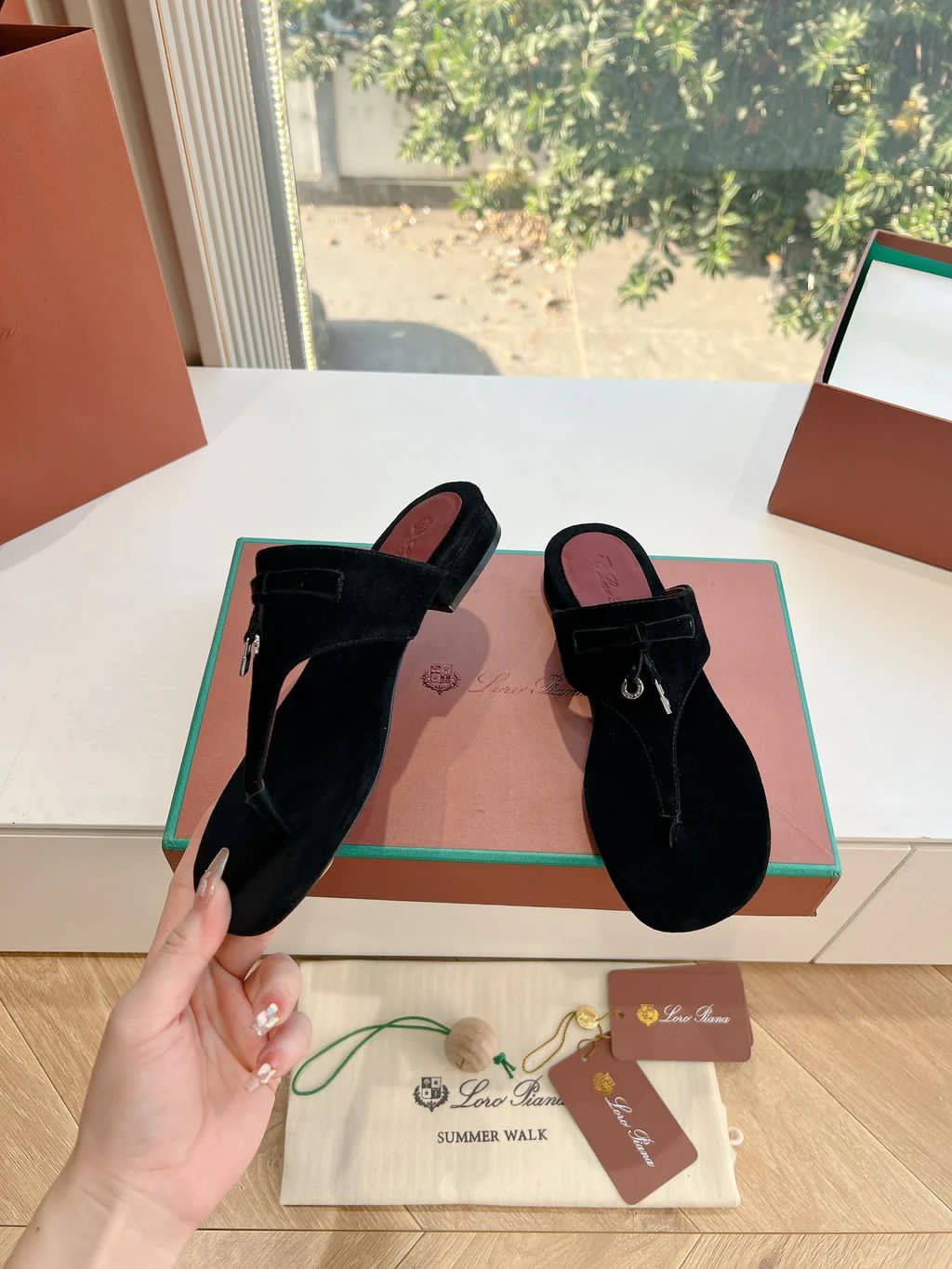 Loro Piana Summer Charms Sandals