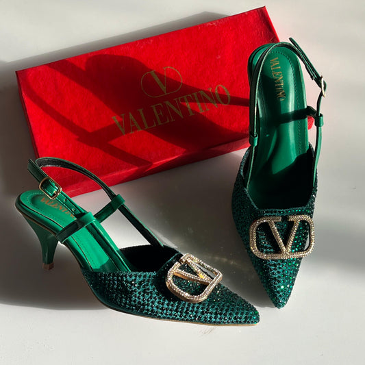 Valentino Garavani VLogo Slingback Pumps