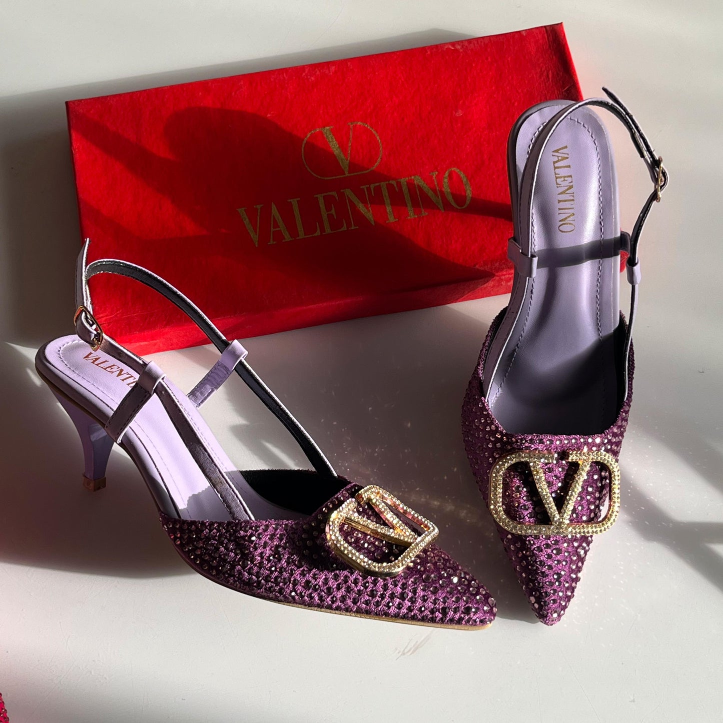 Valentino Garavani VLogo Slingback Pumps
