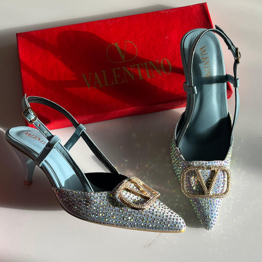 Valentino Garavani VLogo Slingback Pumps