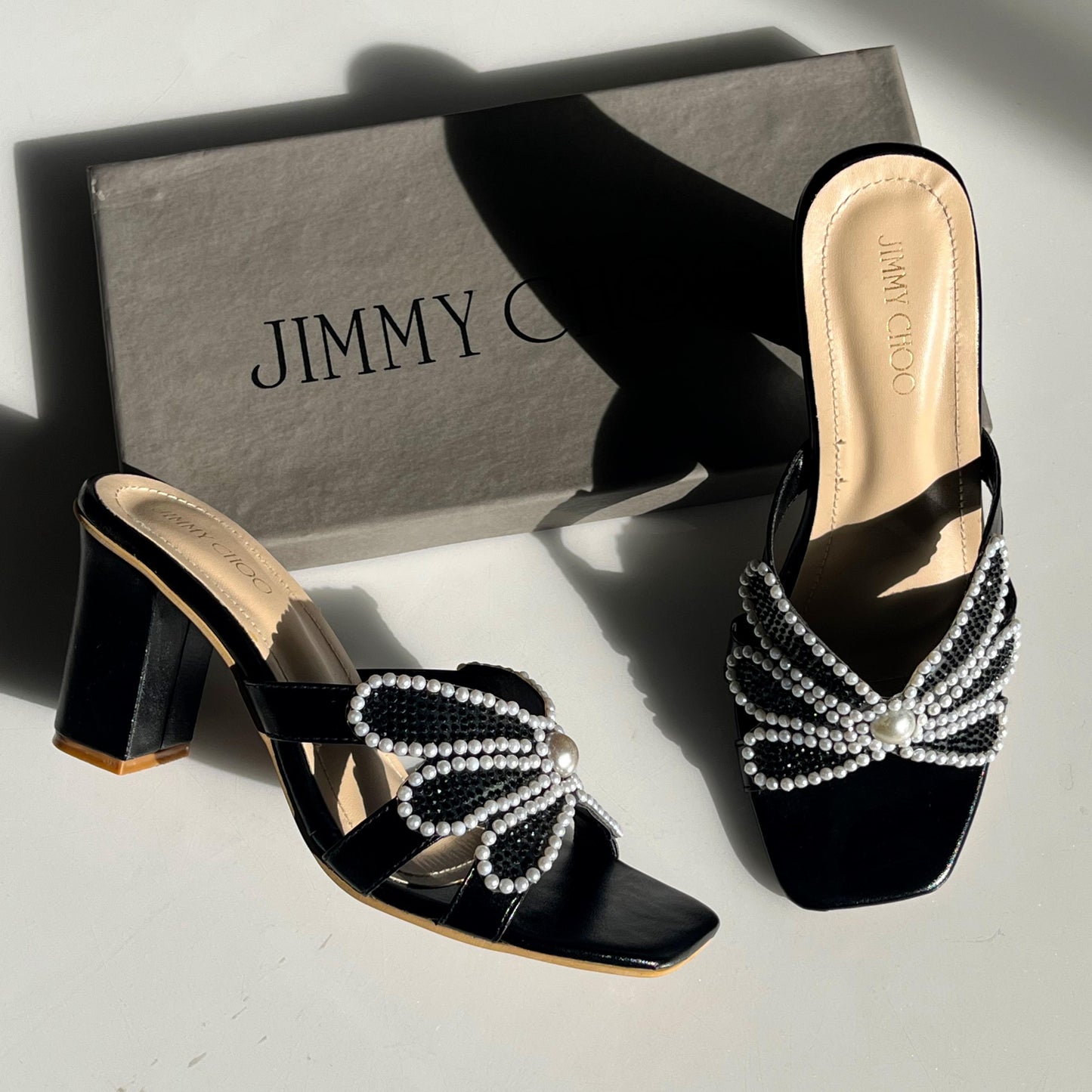 Jimmy Choo Butterfly Mules