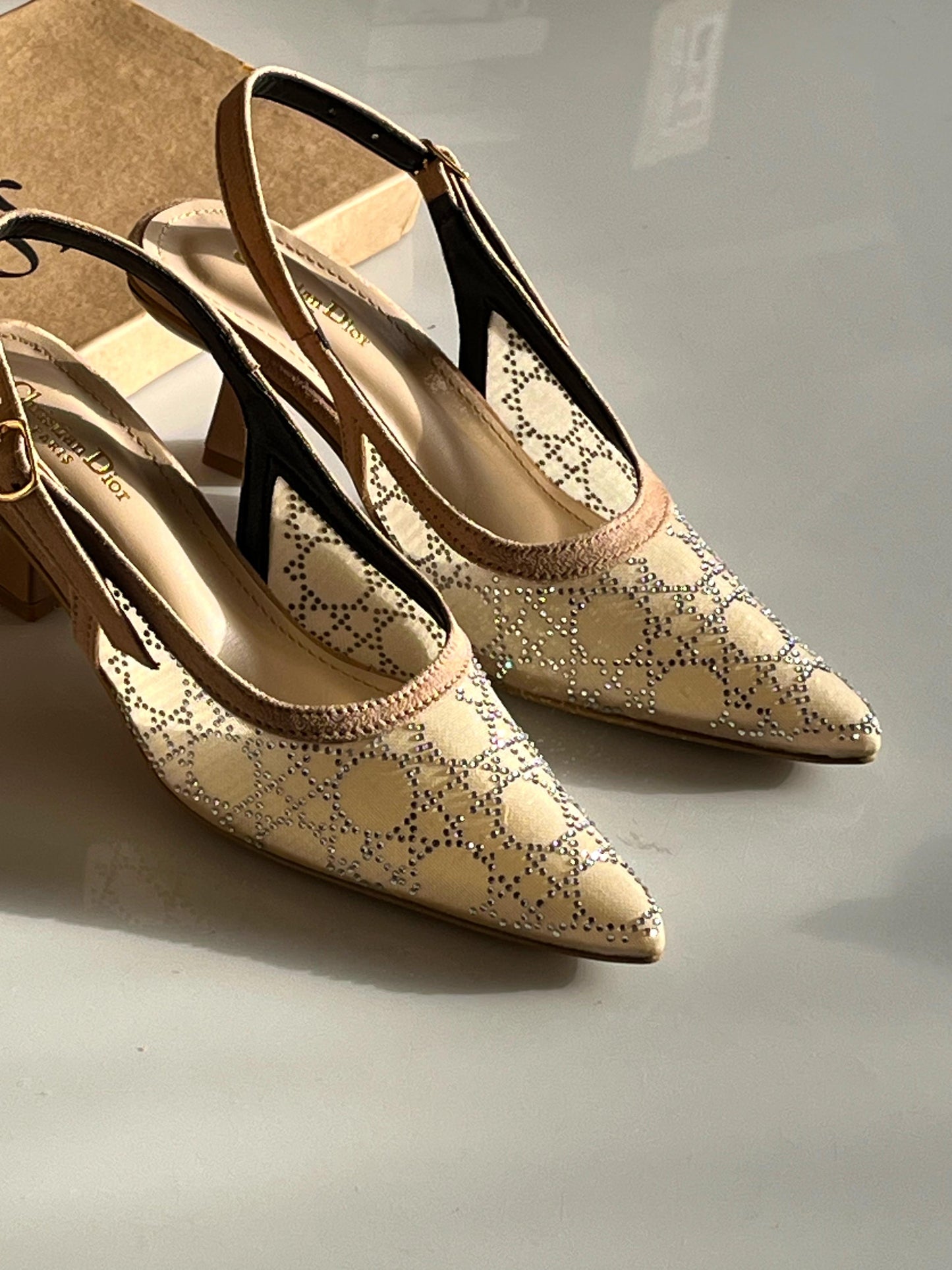 Dior Capture Slingback Pumps.
