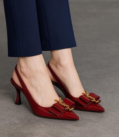 YSL Cassandra Slingback Heels