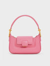 Charles & Keith | Koa Push-Lock Top Handle Bag